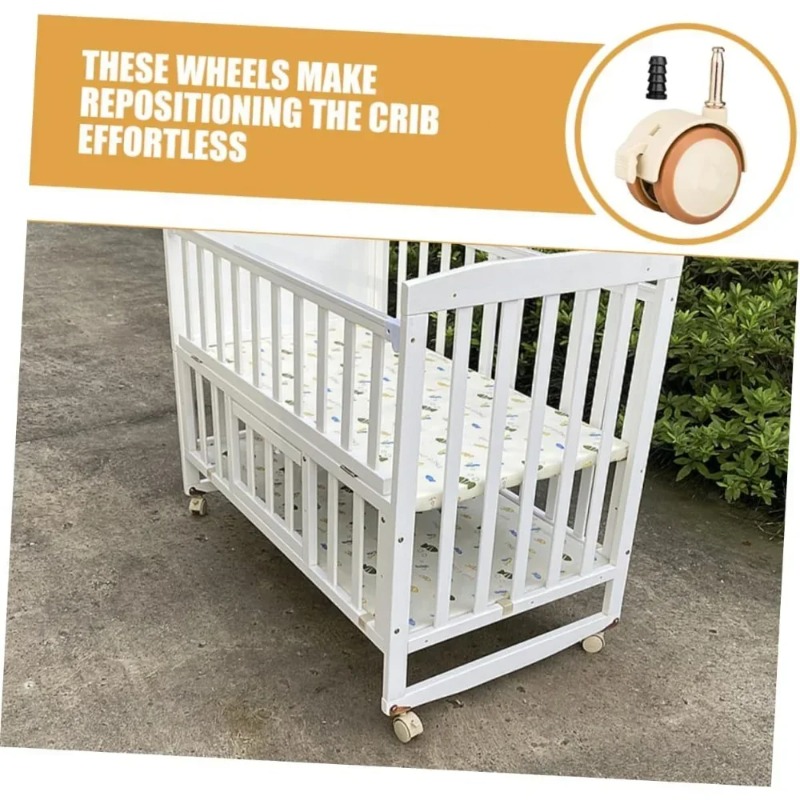 2/4/6/8個入り回転キャスター付きキャビネットクランプ、 - Baby Nursery Trolley のレビューと価格