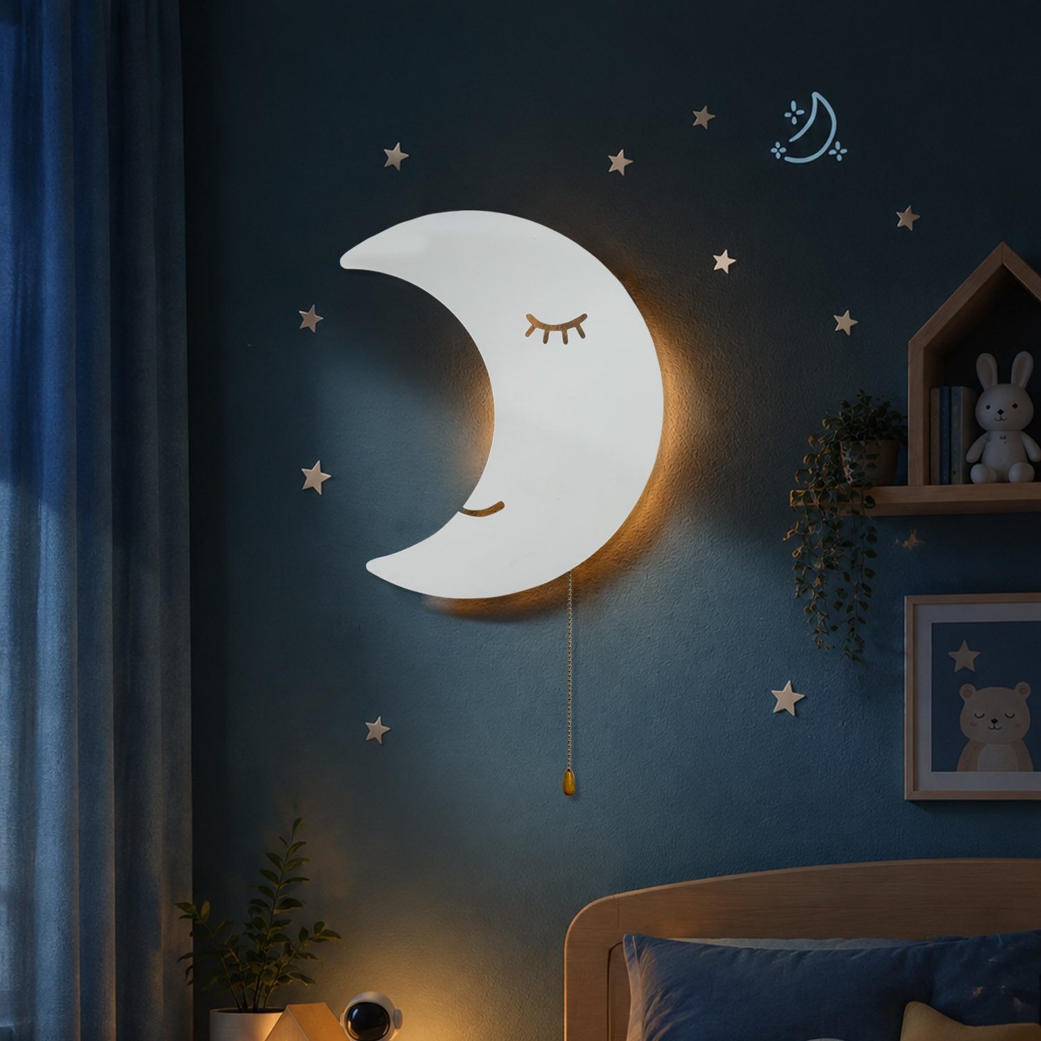 クラウドライト - 浮遊雲ウォールランプ |   ベビー用、 - Baby Nursery Wall Lights のレビューと価格