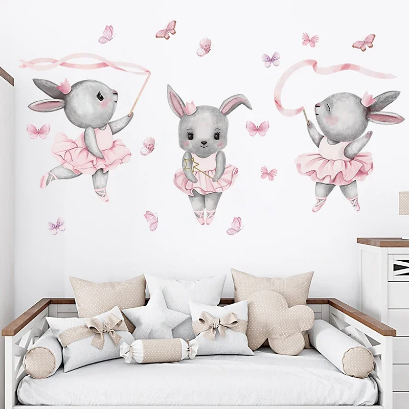 女の子のための手作りのPVCウォールステッカー,バレエ,ウサ - Baby Girl Nursery Quotes のレビューと価格