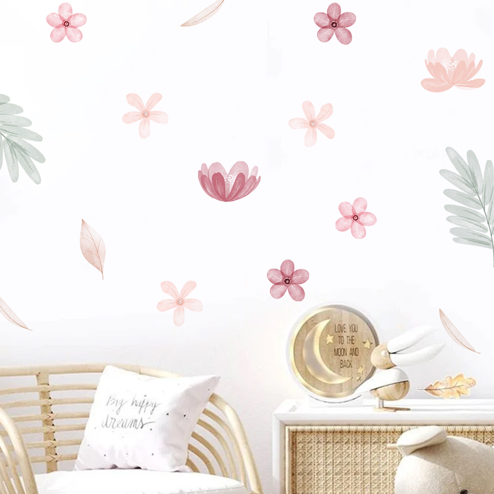 自由奔放に生きる葉植物 DIY ウォールステッカーアート壁画 - Baby Nursery Decor Girl のレビューと価格